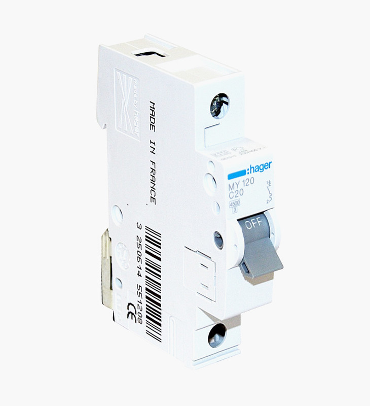 قاطع مينتشر هاجر أحادي 20 أمبير - 4.5كيلو