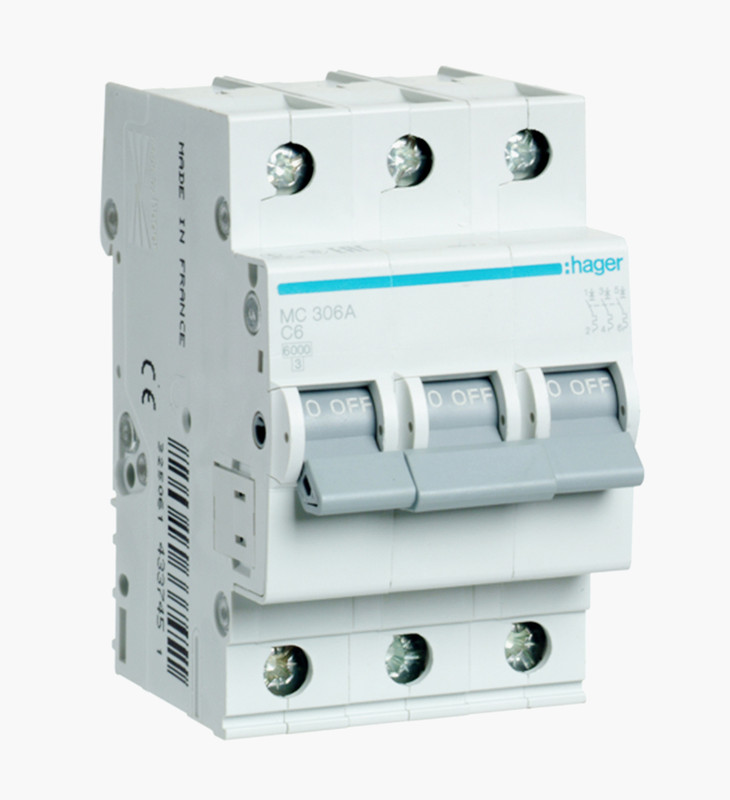 قاطع مينتشر هاجر ثلاثي 6 أمبير - 6كيلو