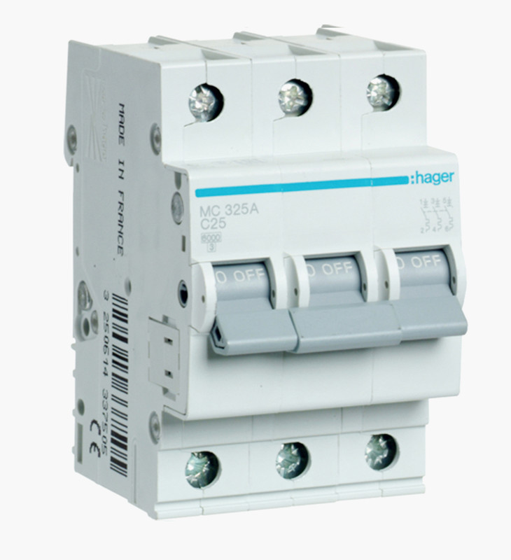 قاطع مينتشر هاجر ثلاثي 25 أمبير - 6كيلو