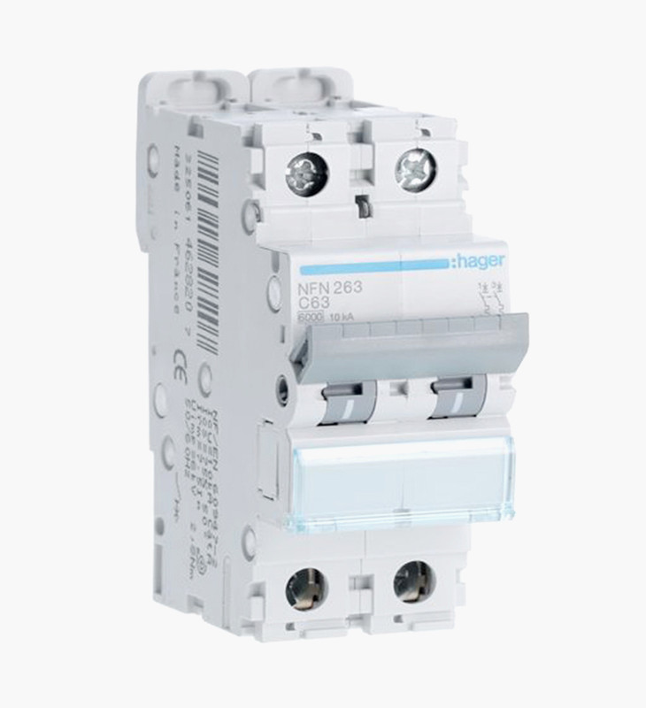 قاطع مينتشر هاجر ثنائي 16 أمبير - 10كيلو