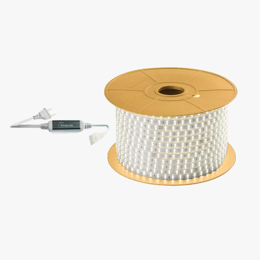 بكرة استريب 120 ليد 100 متر - 11 وات  اضاءة وورم_ ايكو لايت