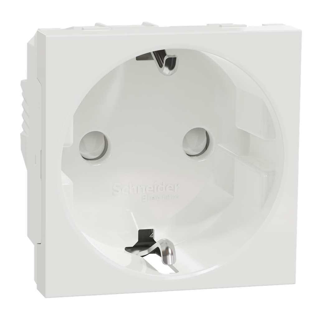 بريزه مجوفه 16 امبير ابيض - شنايدر نيو يونيكا