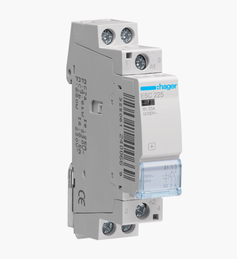 كونتاكتور صامت ثنائي هاجر 25 امبير + 2 نقطة مساعدة مفتوحة