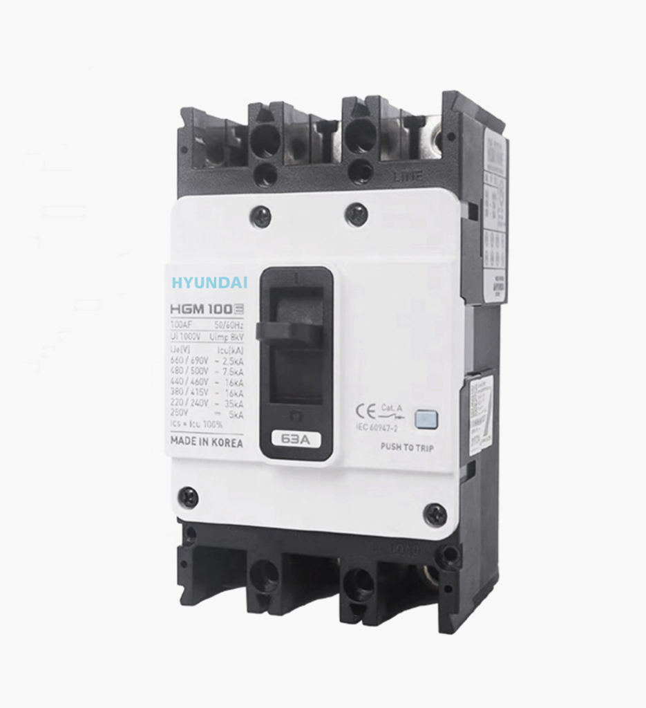 قاطع مولدد كيس ثلاثي هيونداي 63 امبير - 16 كيلو