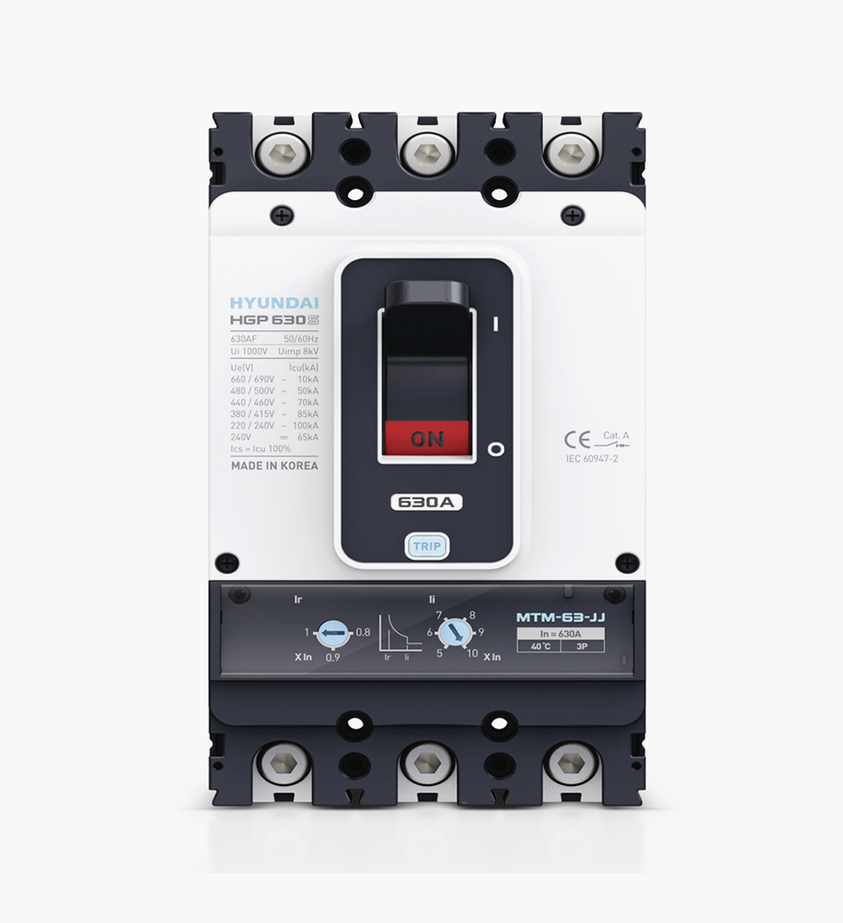 قاطع مولدد كيس ثلاثي هيونداي 630 امبير - 65 كيلو