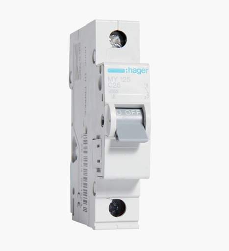 [1050001069] قاطع مينتشر هاجر أحادي 25 أمبير - 4.5كيلو