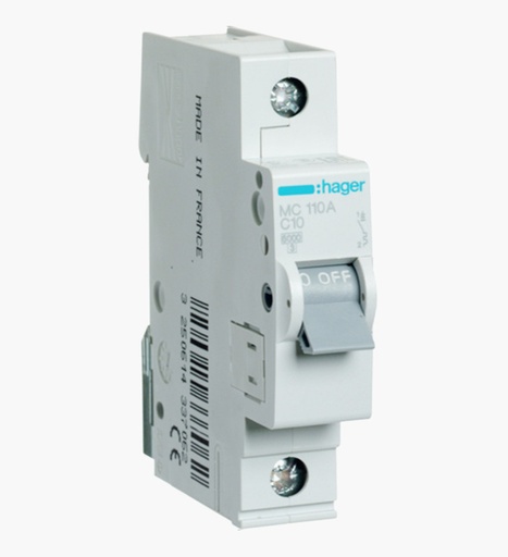 [1050001015] قاطع مينتشر هاجر أحادي 10 أمبير - 6كيلو