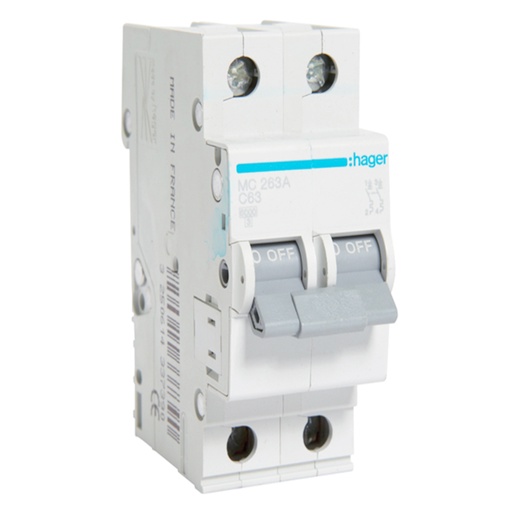 [1050001036] قاطع مينتشر هاجر ثنائي 63 أمبير - 6كيلو