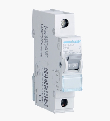 [1050001140] قاطع مينتشر هاجر أحادي 20 أمبير - 10كيلو